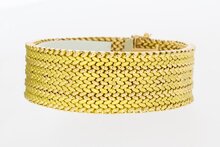 Geflochtenes Gold Armband 18 Karat - 19,2