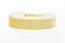 585 Gold geflochtenes Armband - 18,9 cm