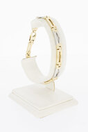 K&ouml;nigsarmband 14 Karat bicolor Gold - 20,5 cm