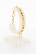 Panzer Armband 585 Gelb Gold - 20 cm