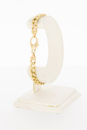 Panzer Armband 585 Gelb Gold - 20 cm