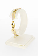 Figuriertes 18 Karat Goldarmband - 18,5 cm