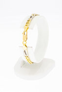 18 Karat Panzer Gold Armband - 18,3 cm