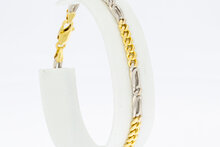 750 Gold Panzer Armband - 19,2 cm