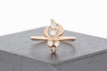 14 Karat Ros&eacute;gold mit Zirkonia - 18,1 mm