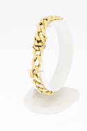 Breites Panzer Gold Armband 14 Karat - 19,9