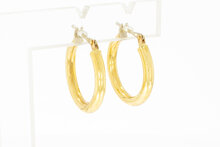 Creolen aus 18 Karat Gelbgold - 21 mm