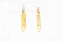 Creolen aus 18 Karat Gelbgold - 21 mm