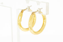 Creolen aus 18 Karat Gelbgold - 21 mm