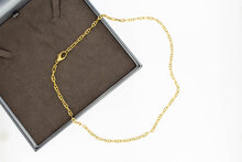 Panzerarmband 14 Karat Gold - 21 cm