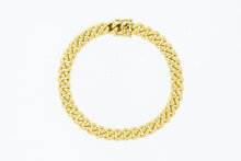 Panzer Armband 14 Karat Gold - 18,7 cm