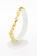 Panzer Armband 14 Karat Gold - 23,1 cm