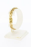 14 Karat geflochtenes Goldarmband - 18,1 cm