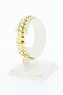 14 Karat geflochtenes Goldarmband - 18,6 cm