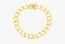Panzer Gold Armband 14 Karat - 20,2 cm