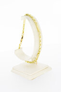 14 Karat  Gold Anker Armband - L&auml;nge 24 cm