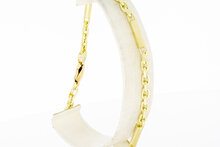 14 Karat  Gold Anker Armband - L&auml;nge 24 cm