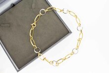 Bicolor 14 Karat  &quot;Zinzi&quot; Goldkette - 45 cm