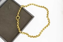 Erbskette 14 Karat gelb Gold - 50,2 cm