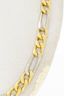 Figaro 18 Karat Goldkette - 70,9 cm