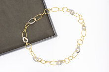 Fantasy Ankerkette 18 Karat Gold  - 46,6 cm