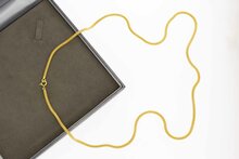 18 Karat Gold Schlangenkette - 71,5 cm