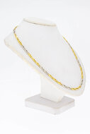 Falkenauge Goldkette 18 Karat - 88,9 cm