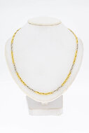 Falkenauge Goldkette 18 Karat - 88,9 cm