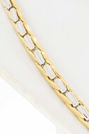 14 Karat Goldbarren halskette - 46 cm