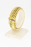 14 Karat geflochtenes Armband - 18,9 cm