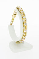 14 Karat Gold K&ouml;nigsarmband - 23,9 cm