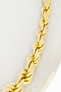 18 Karat Kordel Goldkette - 62,2 cm