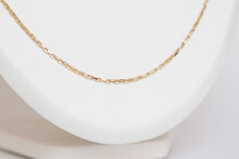 Ankerkette 14 Karat Gelbgold - 56 cm