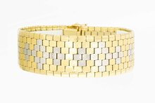 Breites Vintage 585 Goldarmband - 19,1 cm