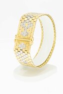 Breites Vintage 585 Goldarmband - 19,1 cm