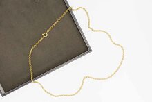 14 Karat Anker Goldkette - L&auml;nge 51,3 cm