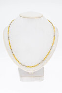 Falkenauge Kette aus 18 Karat Gold - 59,9 cm