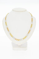 18 Karat Figaro Goldkette - L&auml;nge 47 cm