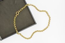 Erbskette 14 Karat Geldgold - 47,2 cm