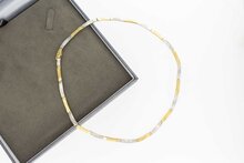 14 Karat Goldbarren Kette - L&auml;nge 41 cm