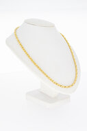 14 Karat Goldbarren Kette - L&auml;nge 45 cm