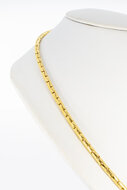 14 Karat Goldbarren Kette - L&auml;nge 45 cm