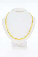 18 Karat Falkenauge Goldkette - 44 cm