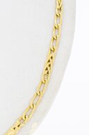 Geflochtene Gold Kette 14 Karat - 80,7 cm