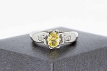 Edelsteinring 18 Karat Gold &ndash; 17,9 mm