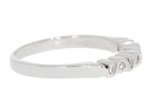 Ring 18 Karat Wei&szlig;gold mit Diamant - 17,8 mm