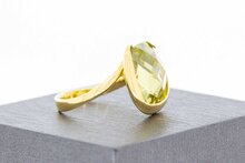 Vintage Citrine Ring 14 Karat Gold - 16,8 mm