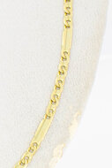 14 Karat Figaro Goldkette - L&auml;nge 45 cm