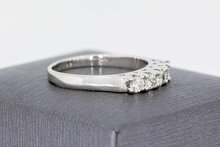 14 Karat goldener Diamant Reihenring - 18,6 mm