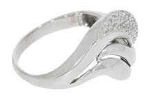 Fantasiering 18 Karat Gold mit Diamant - 19,9 mm